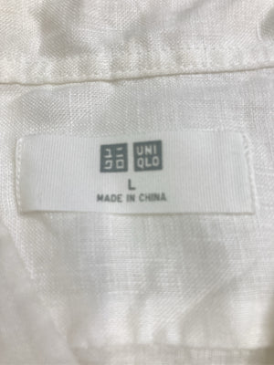 UNIQLO/ユニクロ/シャツ/ブラウス/トップス/ホワイト/L