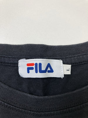 FILA/フィラ/Tシャツ/カットソー/トップス/ブラック/L