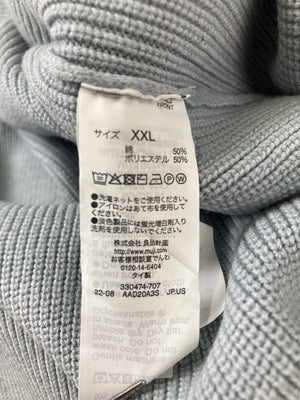 無印良品/ムジルシリョウヒン/Tシャツ/カットソー/トップス/スカイブルー/XXL