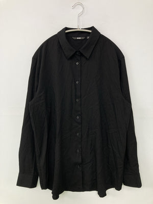 UNIQLO/ユニクロ/シャツ/ブラウス/トップス/ブラック/XL