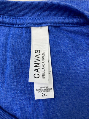 CANVAS/キャンバス/Tシャツ/カットソー/トップス/ブルー/2XL