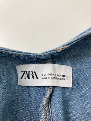 ZARA/ザラ/ワンピース/ワンピース/ドレス/ブルー/S