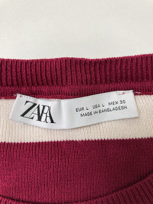 ZARA/ザラ/Tシャツ/カットソー/トップス/レッド/L