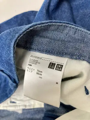 UNIQLO/ユニクロ/その他パンツ/パンツ/ブルー/ウエスト73cm ヒップ99cm