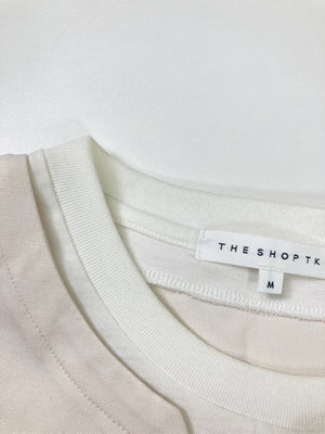 THE SHOP TK/ザショップティーケー/Tシャツ/カットソー/トップス/ホワイト/M