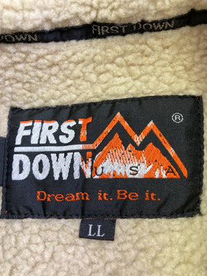 FIRST DOWN/ファーストダウン/ベスト/トップス/ブラウン/LL