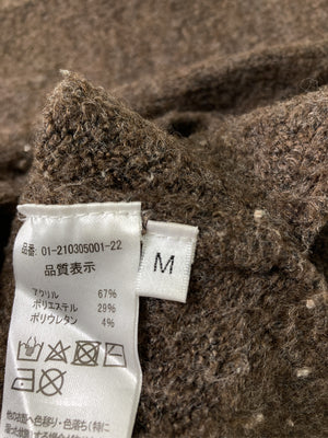 ニット/セーター/トップス/ブラウン/M