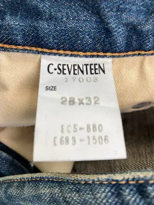 C-SEVENTEEN/シーセブンティーン/デニムパンツ/パンツ/ブルー/28x32