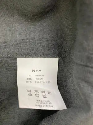 WYM/ウィムバイリドム/シャツ/ブラウス/トップス/グレー/MEDIUM