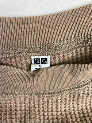 UNIQLO/ユニクロ/Tシャツ/カットソー/トップス/ブラウン/S