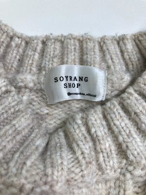 SOYRANG SHOP/ニット/セーター/トップス/ベージュ
