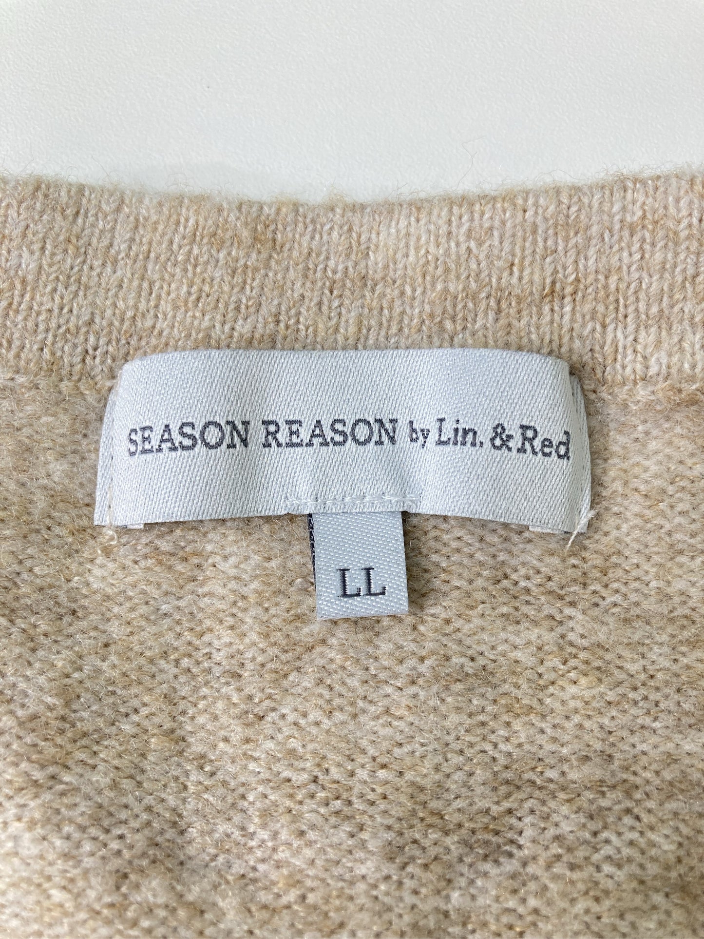 SEASON REASON by Lin&Red/シーズンリーズンバイリンアンドレッド/ベスト/トップス/ベージュ/LL