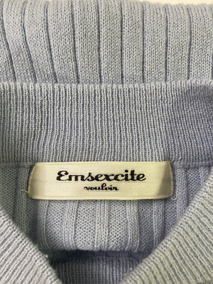 emsexcite/エムズエキサイト/ニット/セーター/トップス/ブルー/M