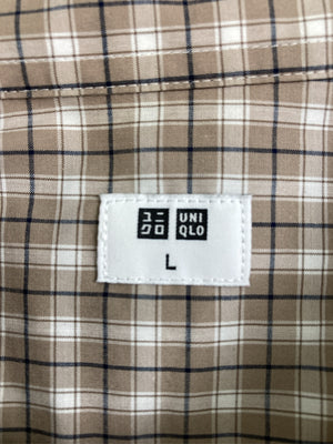 UNIQLO/ユニクロ/シャツ/ブラウス/トップス/ブラウン/L