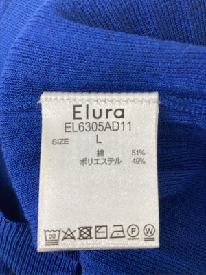 Elura/エルーラ/ノースリーブ/トップス/ブルー/L