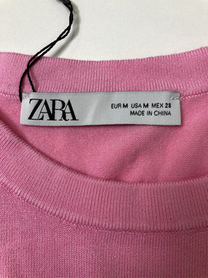 ZARA/ザラ/Tシャツ/カットソー/トップス/ピンク/M