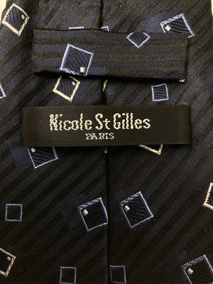 Nicole St Gilles/ニコルサンジル/ネクタイ/ファッション雑貨/ネイビー
