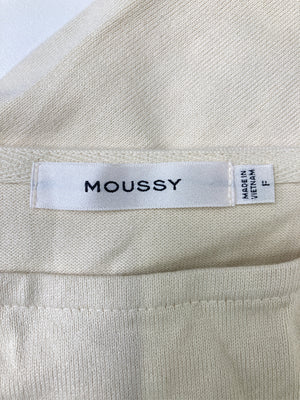 MOUSSY/マウジー/Tシャツ/カットソー/トップス/アイボリー/F