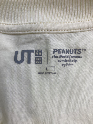 UNIQLO/ユニクロ/Tシャツ/カットソー/トップス/ホワイト/L