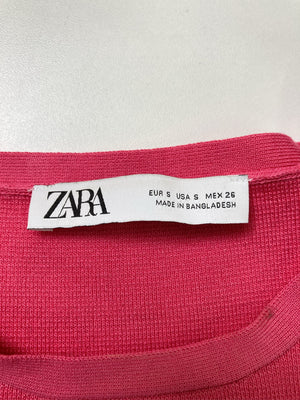 ZARA/ザラ/タンクトップ/トップス/ピンク/EUR S/USA S/MEX 26