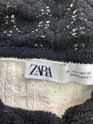 ZARA/ザラ/ニット/セーター/トップス/アイボリー/EUR L/USA L/MEX 30