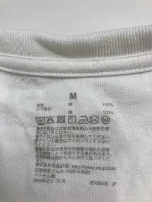 無印良品/ムジルシリョウヒン/Tシャツ/カットソー/トップス/ホワイト/M
