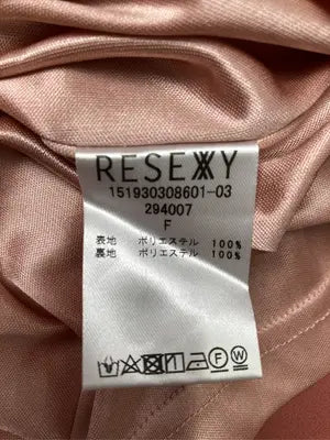 RESEXXY/リゼクシー/シャツワンピース/ワンピース/ドレス/レッド/F