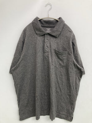 GEORGE/ジョージ/ポロシャツ/トップス/グレー/2XL