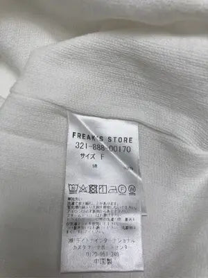 FREAK'S STORE/フリークスストア/Tシャツ/カットソー/トップス/ホワイト/F