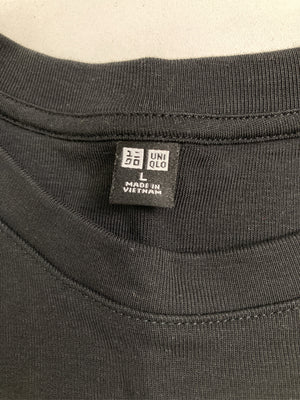UNIQLO/ユニクロ/Tシャツ/カットソー/トップス/ブラック/L