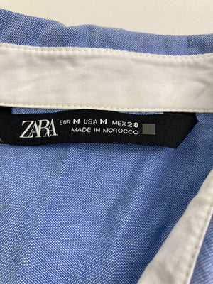 ZARA/ザラ/シャツ/ブラウス/トップス/ブルー/M