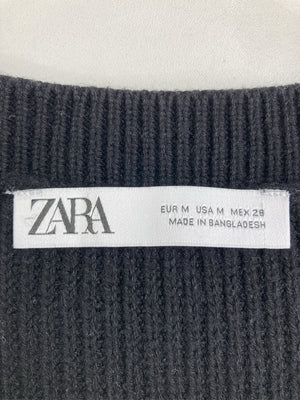 ZARA/ザラ/ベスト/トップス/ブラック/M