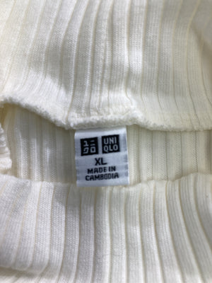 UNIQLO/ユニクロ/ニット/セーター/トップス/ホワイト/XL