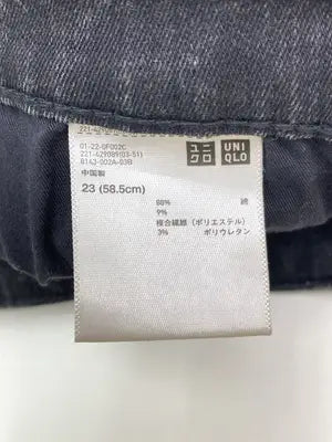 UNIQLO/ユニクロ/デニムパンツ/パンツ/ブラック/23