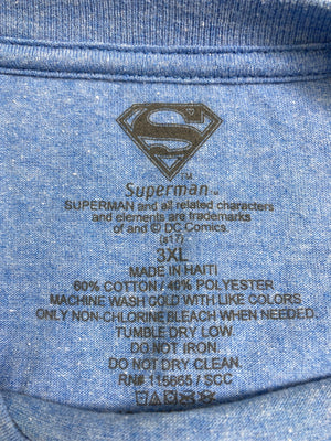 SUPERMAN/Tシャツ/カットソー/トップス/ブルー/3XL