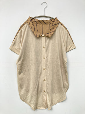 Sofftto/シャツ/ブラウス/トップス/ベージュ