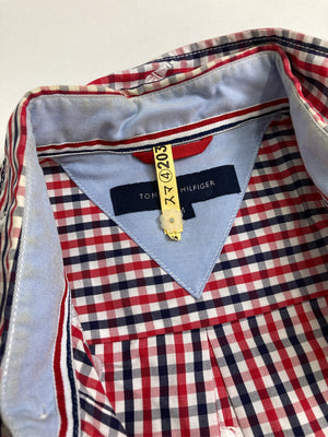 TOMMY HILFIGER/トミーヒルフィガー/シャツ/ブラウス/トップス/レッド/M