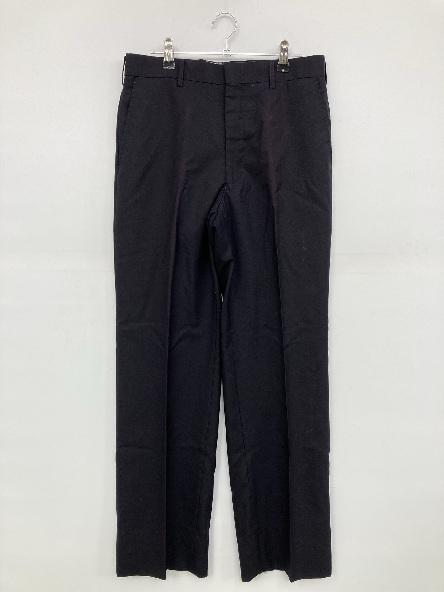 WOOLMARK/スラックス/パンツ/ブラック/胴囲79cm