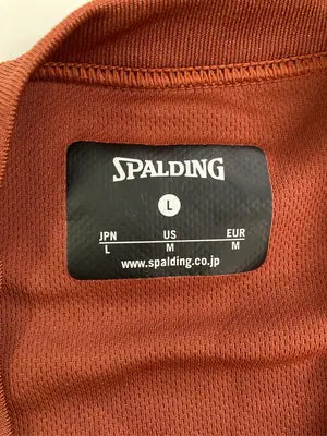 SPALDING/スポルディング/Tシャツ/カットソー/トップス/オレンジ/L