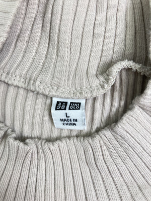 UNIQLO/ユニクロ/ニット/セーター/トップス/ベージュ/L