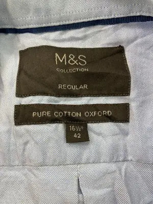 M&S collection/シャツ/ブラウス/トップス/スカイブルー/16 1/2'' 42