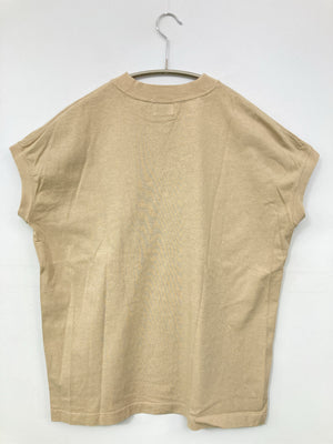 coen/コーエン/Tシャツ/カットソー/トップス/ベージュ/FREE