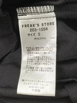 FREAK'S STORE/フリークスストア/スラックス/パンツ/ブラック/S