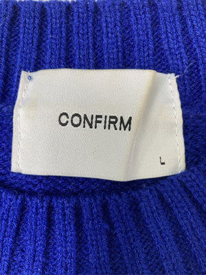 Confirm/コンファーム/ニット/セーター/トップス/ブルー/L
