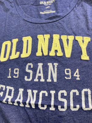 OLD NAVY/オールドネイビー/Tシャツ/カットソー/トップス/ネイビー/L