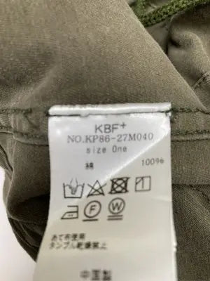KBF+/ケービーエフプラス/ノーカラージャケット/ジャケット/アウター/カーキ/One