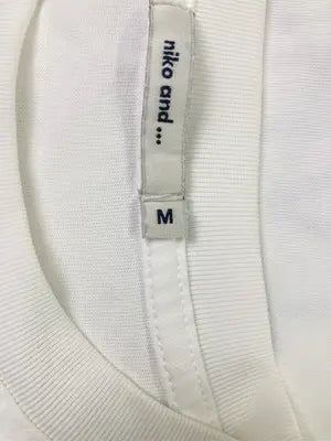 niko and .../ニコアンド/Tシャツ/カットソー/トップス/ホワイト/M