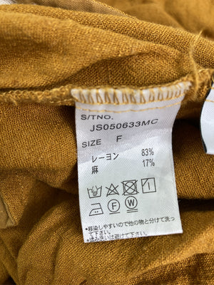 JEANASIS/ジーナシス/スラックス/パンツ/ブラウン/F