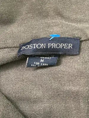 BOSTON PROPER/パーカー/トップス/グレー/M
