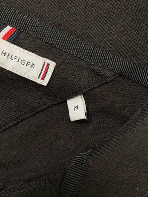 TOMMY HILFIGER/トミーヒルフィガー/ポロシャツ/トップス/ブラック/M